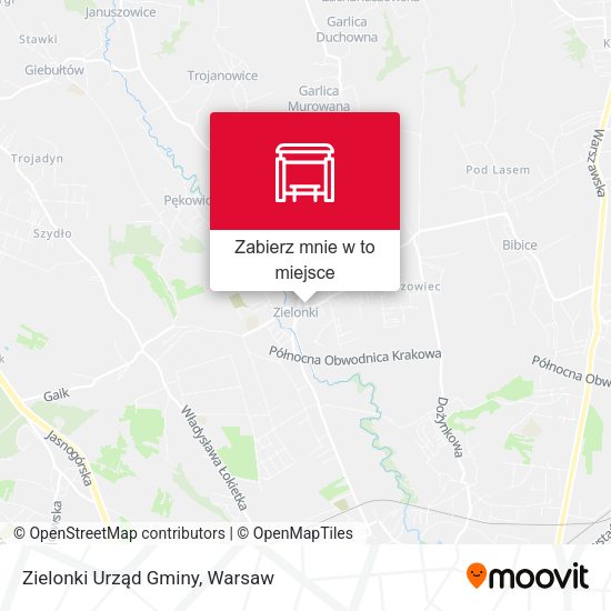 Mapa Zielonki Urząd Gminy