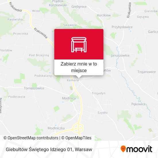 Mapa Giebułtów Świętego Idziego 01