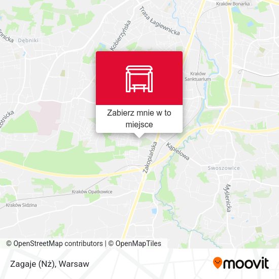 Mapa Zagaje (Nż)