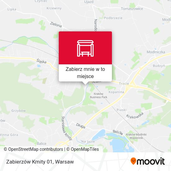 Mapa Zabierzów Kmity 01