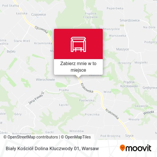 Mapa Biały Kościół Dolina Kluczwody 01