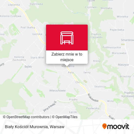 Mapa Biały Kościół Murownia