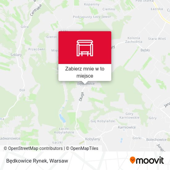 Mapa Będkowice Rynek