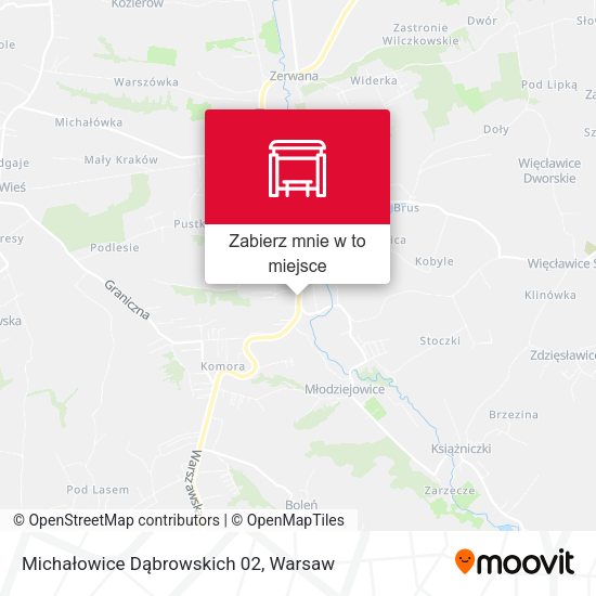 Mapa Michałowice Dąbrowskich 02