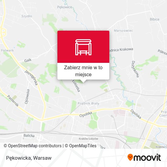 Mapa Pękowicka