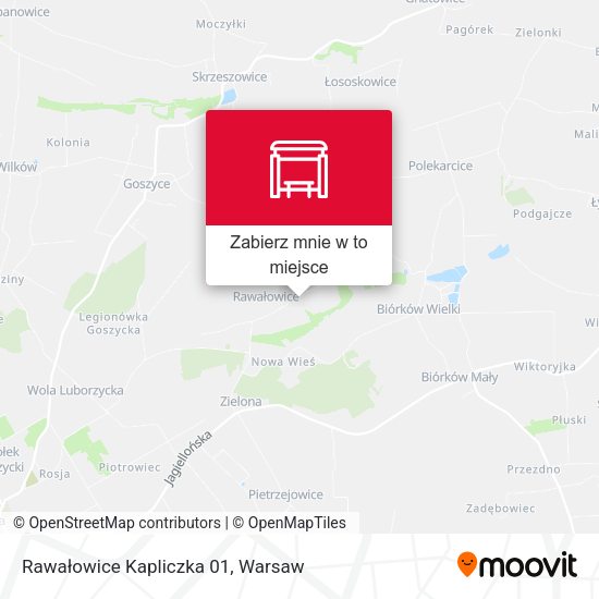 Mapa Rawałowice Kapliczka