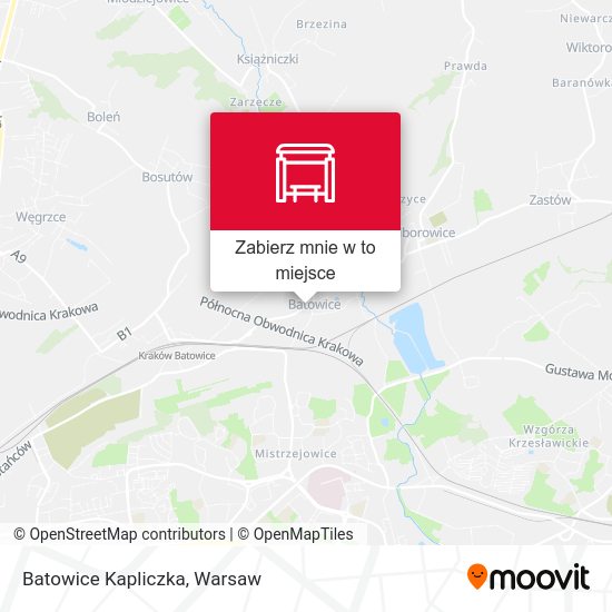 Mapa Batowice Kapliczka