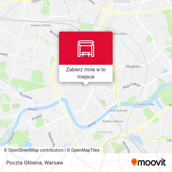 Mapa Poczta Główna