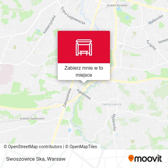 Mapa Swoszowice Ska