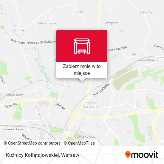 Mapa Kuźnicy Kołłątajowskiej