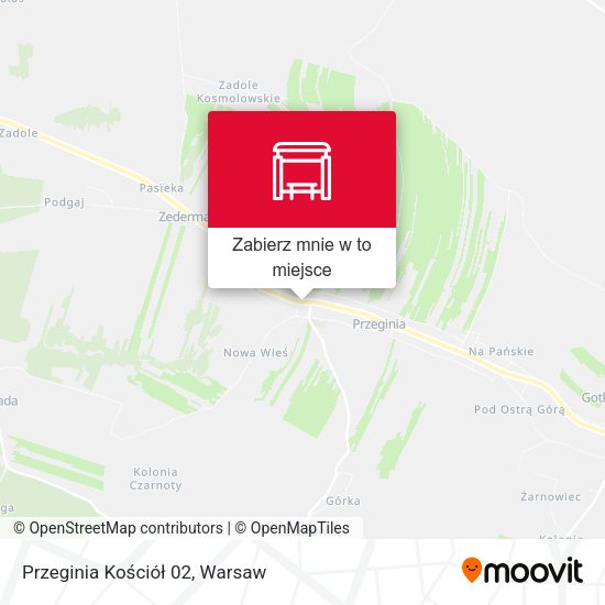 Mapa Przeginia Kościół 02