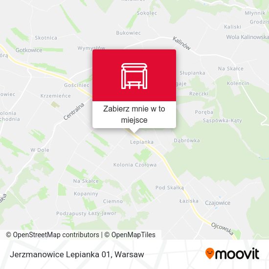 Mapa Jerzmanowice Lepianka