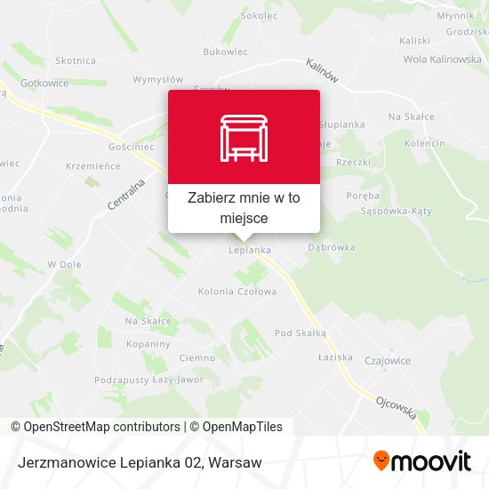 Mapa Jerzmanowice Lepianka