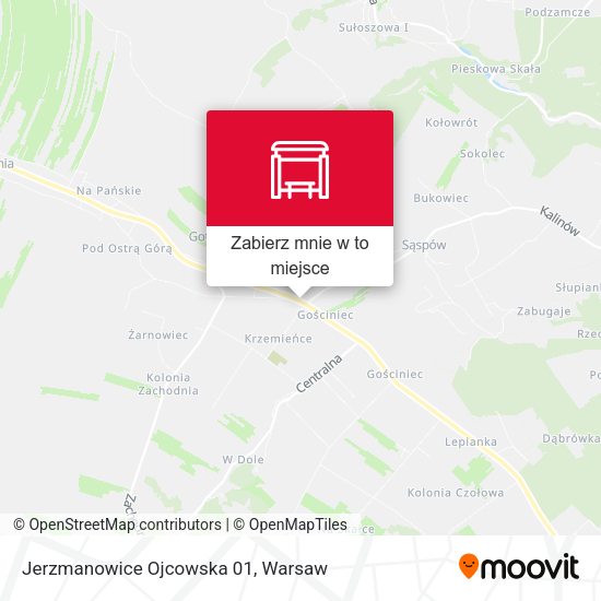 Mapa Jerzmanowice Ojcowska 01