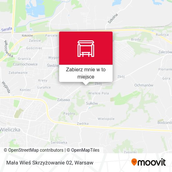 Mapa Mała Wieś Skrzyżowanie 02