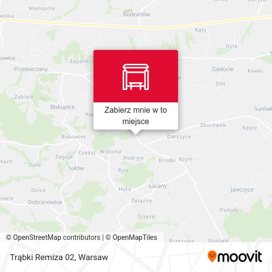 Mapa Trąbki Remiza