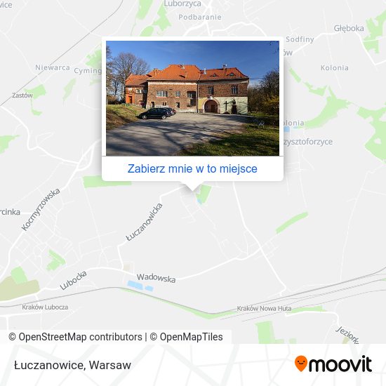 Mapa Łuczanowice