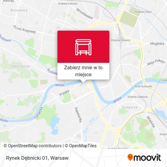 Mapa Rynek Dębnicki