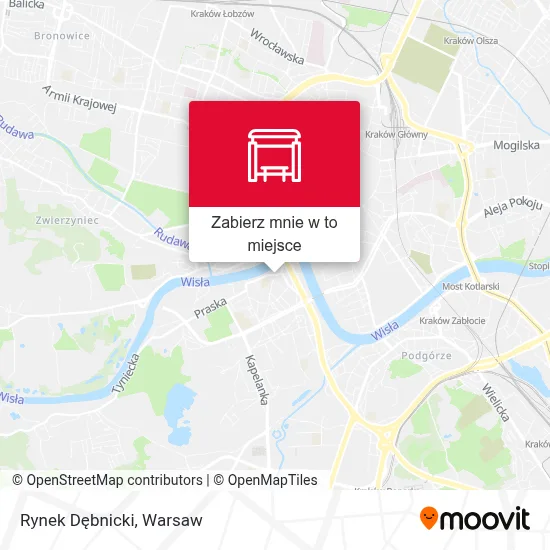 Mapa Rynek Dębnicki