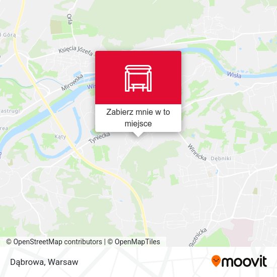 Mapa Dąbrowa