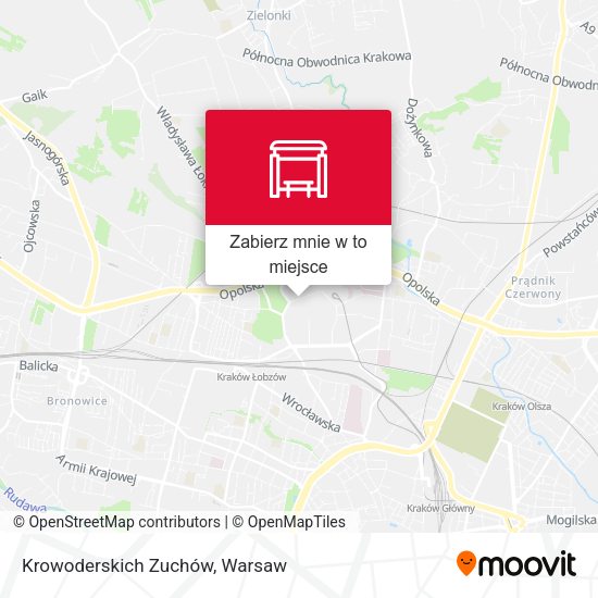 Mapa Krowoderskich Zuchów