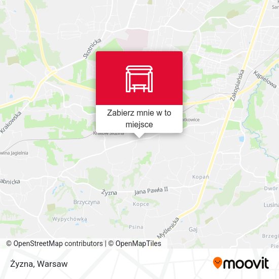 Mapa Żyzna