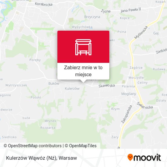 Mapa Kulerzów Wąwóz (Nż)