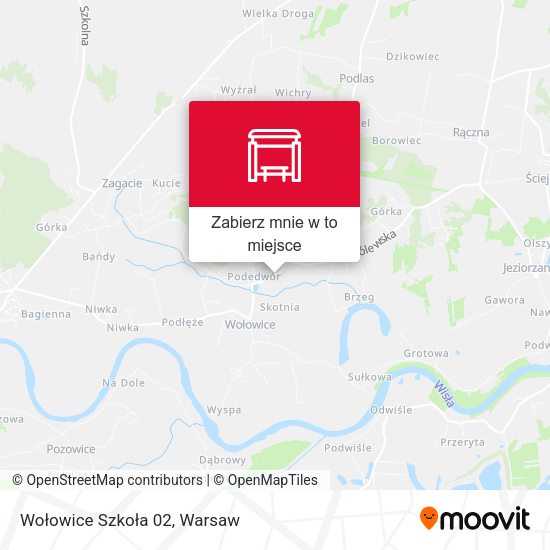 Mapa Wołowice Szkoła