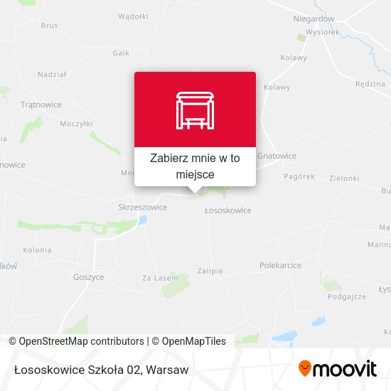 Mapa Łososkowice Szkoła