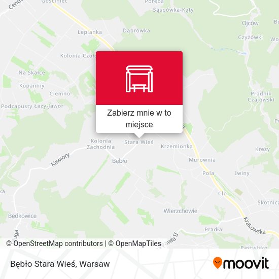 Mapa Bębło Stara Wieś