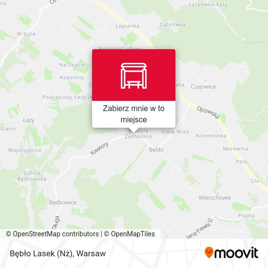 Mapa Bębło Lasek