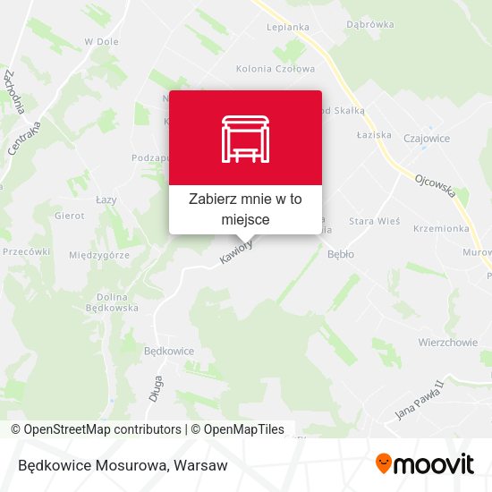 Mapa Będkowice Mosurowa