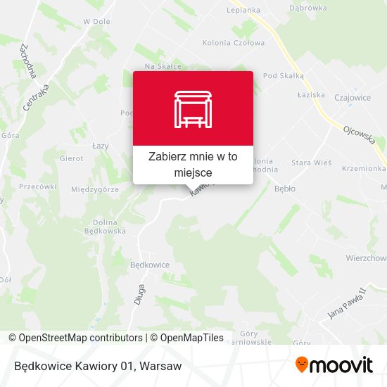 Mapa Będkowice Kawiory 01