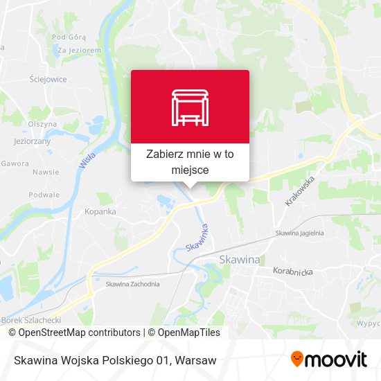 Mapa Skawina Wojska Polskiego 01