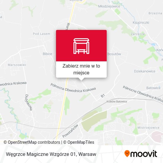 Mapa Węgrzce Magiczne Wzgórze 01