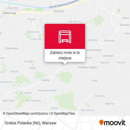 Mapa Grabie Polanka (Nż)