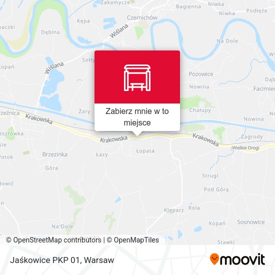 Mapa Jaśkowice PKP 01