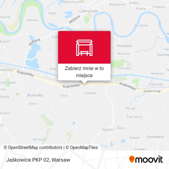 Mapa Jaśkowice PKP 02