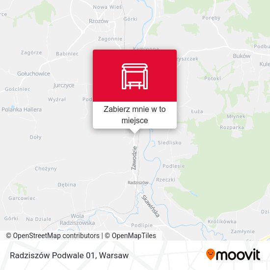 Mapa Radziszów Podwale 01