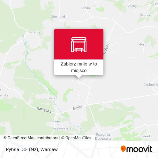 Mapa Rybna Dół (Nż)