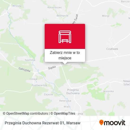 Mapa Przeginia Duchowna Rezerwat 01