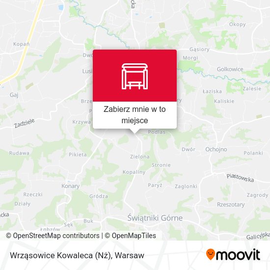 Mapa Wrząsowice Kowaleca (Nż)