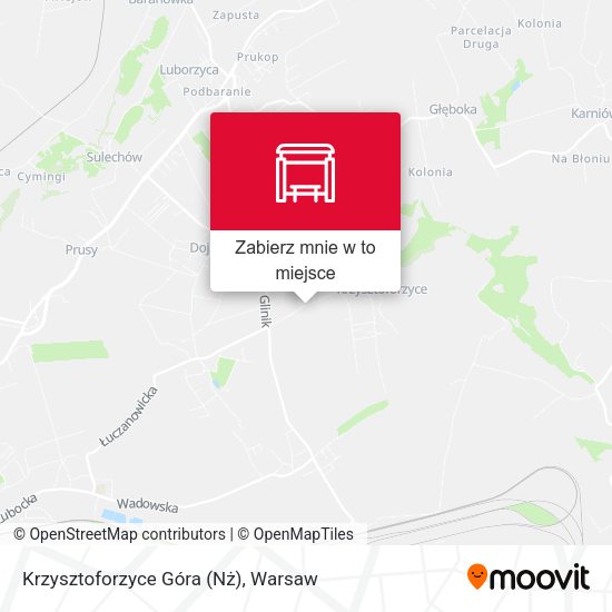 Mapa Krzysztoforzyce Góra (Nż)