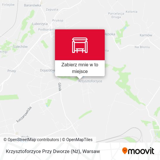 Mapa Krzysztoforzyce Przy Dworze (Nż)