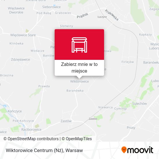 Mapa Wiktorowice Centrum (Nż)