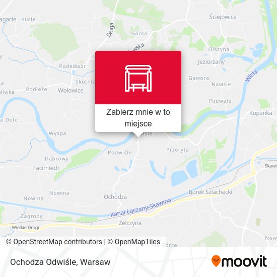 Mapa Ochodza Odwiśle