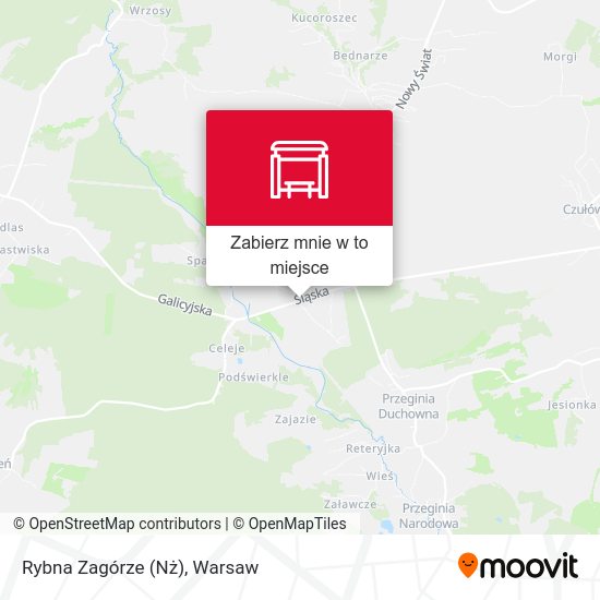 Mapa Rybna Zagórze (Nż)