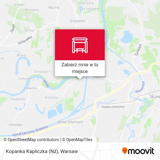 Mapa Kopanka Kapliczka