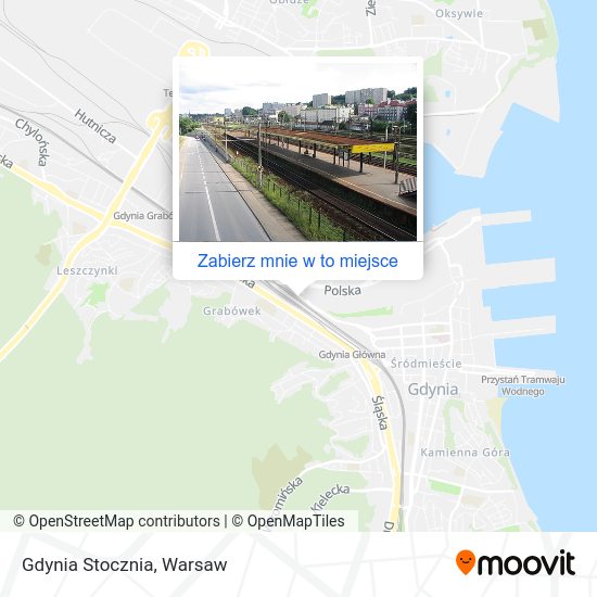 Mapa Gdynia Stocznia