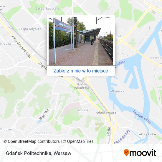 Mapa Gdańsk Politechnika